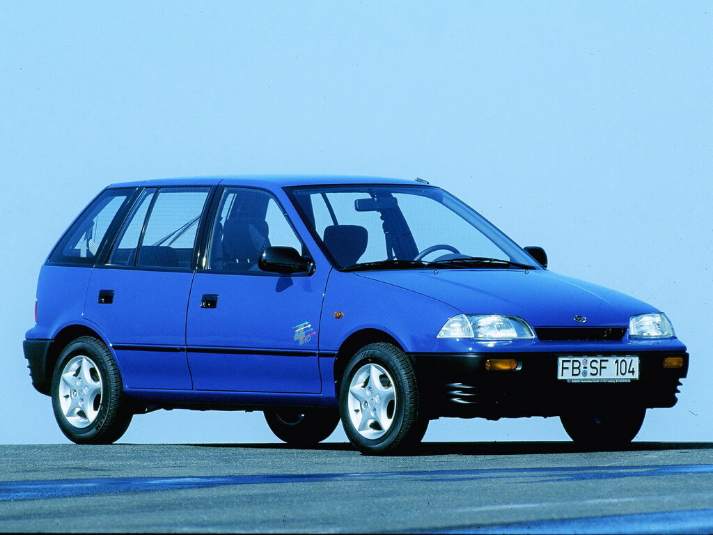 Subaru Justy 2 поколение, хэтчбек 5 дв. (10.1995 - 11.1997)
